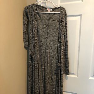 Lularoe xs Sarah grey, white and black